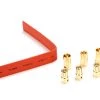 E-Flite Gold Bullet Connector Set, 6.5mm (3) 2 E-Flite Gold Bullet Connector Set, 6.5mm (3) -Cheap Hubsan Shop EFLA266